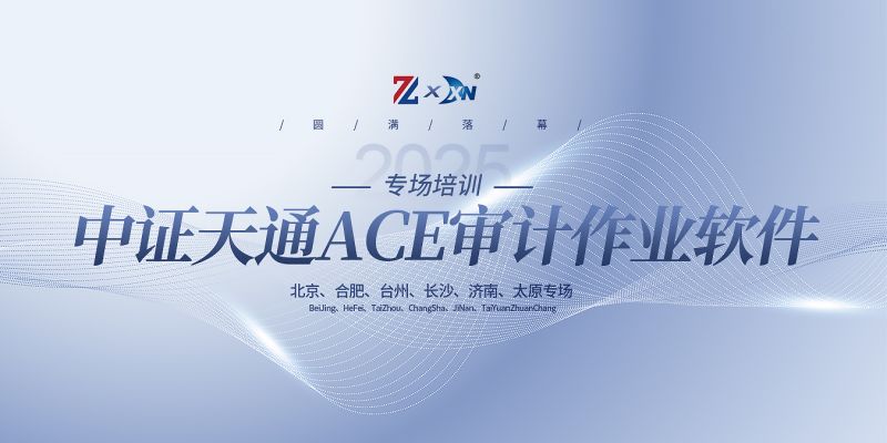 中证天通鼎信诺ACE审计作业软件专场培训圆满落幕